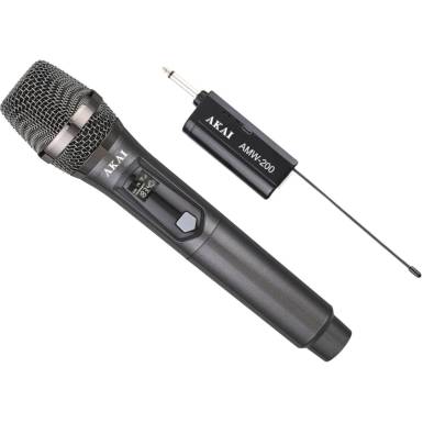 Akai AMW-200 Wireless Microphone Black AMW-200 Akai AMW-200 Wireless Microphone Black AMW-200