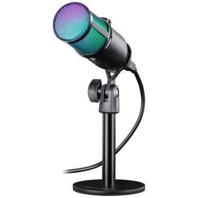 Defender Glow GMC 400 Gaming Stream Microphone Black DEF64640 Defender Glow GMC 400 Gaming Stream Microphone Black DEF64640