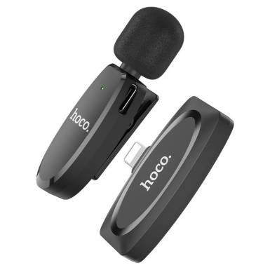 Hoco L15 Crystal Wireless microphone Black L15 LIGHTNING Hoco L15 Crystal Wireless microphone Black L15 LIGHTNING