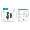 Hoco L15 Crystal Wireless microphone Black L15 LIGHTNING