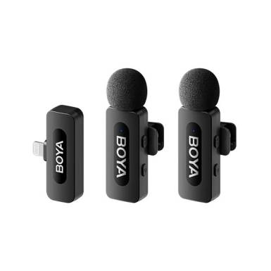 BOYA BY-V2 Wireless Microphone Black BY-V2 V2.0 BOYA BY-V2 Wireless Microphone Black BY-V2 V2.0