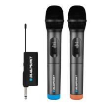 Blaupunkt WM60UDB Dual wireless UHF microphone Black WM60UDB