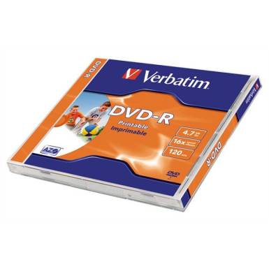 Verbatim DVD-R 4,7Gb 16x Normál tok 1db/csomag (1-es címke) 43521 Verbatim DVD-R 4,7Gb 16x Normál tok 1db/csomag (1-es címke) 43521