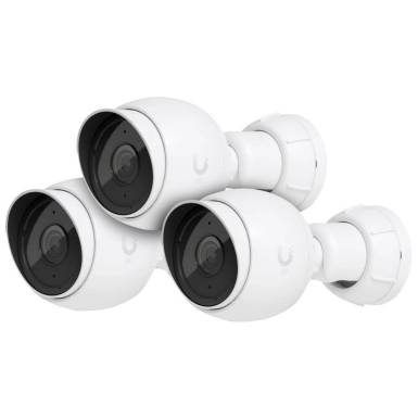 Ubiquiti UniFi UVC-G5-Bullet Indoor/Outdoor 2K HD PoE Camera White 3-pack UVC-G5-BULLET-3