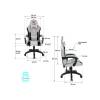 Spirit Of Gamer Arena Gaming Chair Light Grey SOG-GCAGR