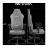 Razer Iskur V2 X Fabric Gaming Chair Light Grey RZ38-05310200-R3G1