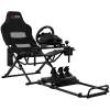 LORGAR Advanced RAF1 Racing Simulator Cockpit Black LRG-RAF1