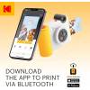 Kodak Smile+ Digital Instant Print Camera White/Yellow KO-RODSMPCAMW