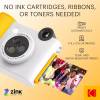Kodak Smile+ Digital Instant Print Camera White/Yellow KO-RODSMPCAMW