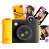Kodak Smile+ Digital Instant Print Camera Black/Yellow KO-RODSMPCAMBK