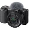 Sony ZV-E10 v&aacute;z Black + 16-50mm f/3.5-5.6 II objekt&iacute;v KIT ZVE10KB.CEC