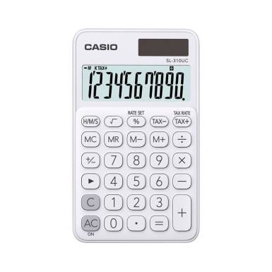 Casio SL-310UC-WE Zsebszámológép White SL-310UC-WE Casio SL-310UC-WE Zsebszámológép White SL-310UC-WE
