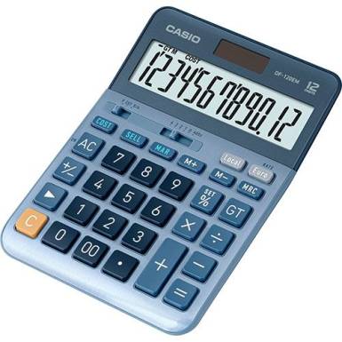 Casio DF-120EM Asztali számológép Blue DF-120EM Casio DF-120EM Asztali számológép Blue DF-120EM