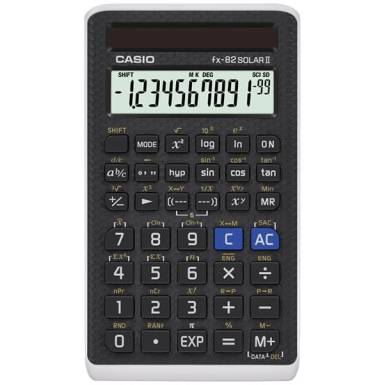 Casio FX 82 SOLAR II Tudományos számológép Black FX-82SOLARII Casio FX 82 SOLAR II Tudományos számológép Black FX-82SOLARII