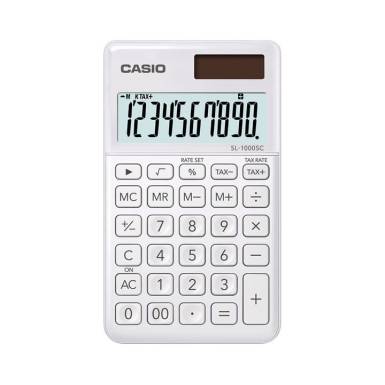 Casio SL-1000SC-WE Zsebsz&aacute;mol&oacute;g&eacute;p White SL-1000SC-WE