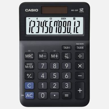 Casio MS-20F Asztali számológép Black MS-20F Casio MS-20F Asztali számológép Black MS-20F