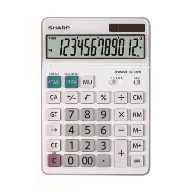 Sharp EL-340W Asztali számológép White SH-EL340W Sharp EL-340W Asztali számológép White SH-EL340W