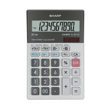 Sharp EL-M711G Asztali számológép Grey SH-ELM711GGY Sharp EL-M711G Asztali számológép Grey SH-ELM711GGY