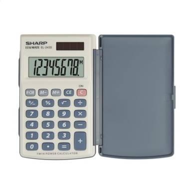 Sharp EL-243S Zsebszámológép Grey SH-EL243S Sharp EL-243S Zsebszámológép Grey SH-EL243S