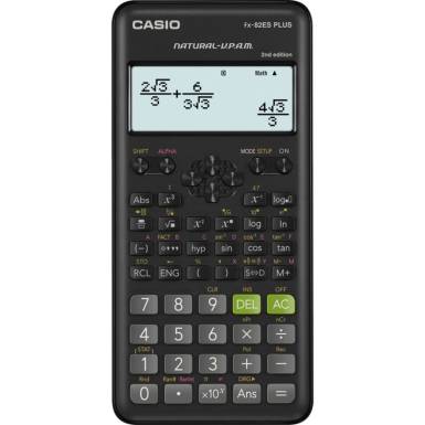 Casio FX-82ES Plus 2 Tudományos számológép Black FX-82ES-PLUS-2E Casio FX-82ES Plus 2 Tudományos számológép Black FX-82ES-PLUS-2E