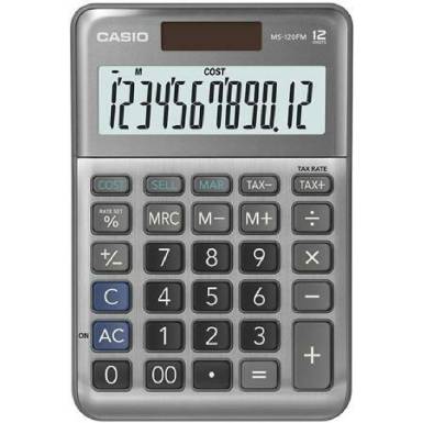Casio MS-120FM Asztali sz&aacute;mol&oacute;g&eacute;p Grey MS-120FM