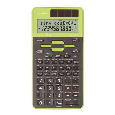 Sharp EL-531TGGR Tudom&aacute;nyos sz&aacute;mol&oacute;g&eacute;p Black/Green EL-531TGGR