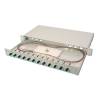 Digitus FO splice box, 1U, equipped, 12x SC DX, OS2 DN-96321/9