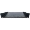 Intellinet 19" Cantilever Shelf (2U 2-Point Front Mount 400 mm) Black 712514