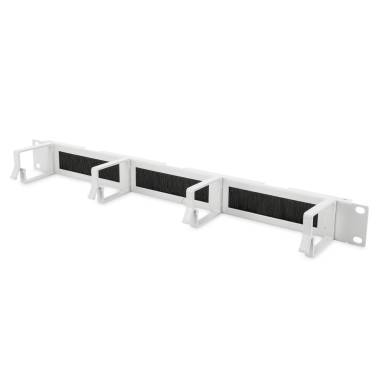 Digitus 1U cable management panel with brush entries 4x aluminum cable rings 44x60mm Grey (RAL 7035) DN-97662 Digitus 1U cable management panel with brush entries 4x aluminum cable rings 44x60mm Grey (RAL 7035) DN-97662