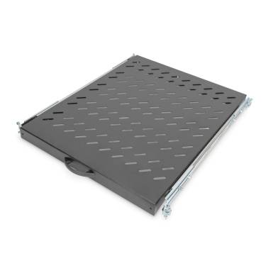 Digitus 1U extendible shelf for 800mm depth racks 40x484x568mm up to 25kg Black (RAL 9005) DN-19 TRAY-2-800SW Digitus 1U extendible shelf for 800mm depth racks 40x484x568mm up to 25kg Black (RAL 9005) DN-19 TRAY-2-800SW