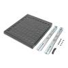 Digitus 1U extendible shelf for 800mm depth racks 40x484x568mm up to 25kg Black (RAL 9005) DN-19 TRAY-2-800SW