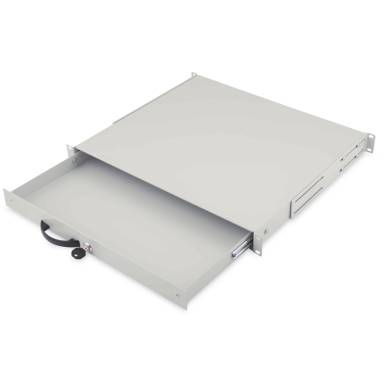 Digitus 1U lockable drawer with handle 44x481x400mm Grey (RAL 7035) DN-19 KEY-1U Digitus 1U lockable drawer with handle 44x481x400mm Grey (RAL 7035) DN-19 KEY-1U