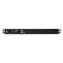 ATEN PE1109G Basic Metered 1U PDU Black PE1109G-AT-G ATEN PE1109G Basic Metered 1U PDU Black PE1109G-AT-G
