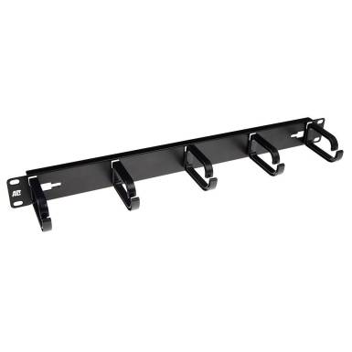 ACT Cable management panel 5 plastic rings 1U FA2074