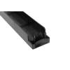 Lanberg 19" 1U műanyag tűzgátló takaró panel Black AKP-1401-B