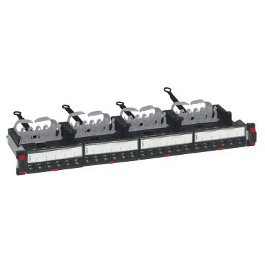Legrand 19"/1U 24xRJ45 Cat6A árnyékolt (STP) patch panel 033772 Legrand 19"/1U 24xRJ45 Cat6A árnyékolt (STP) patch panel 033772