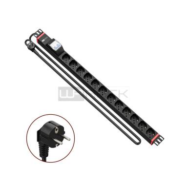 WP WPN-PDU-G02-12 19" PDU/elosztósor 12x Schuko aljzat WPN-PDU-G02-12 WP WPN-PDU-G02-12 19" PDU/elosztósor 12x Schuko aljzat WPN-PDU-G02-12