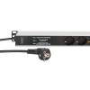 Digitus DN-95438 Túlfeszültségvédő 9DIN 2m Black DN-95438