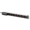 Digitus DN-95439 Túlfeszültségvédő 7DIN 2m Black DN-95439