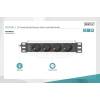 Digitus DN-95418 Túlfeszültségvédő 4DIN 2m Black DN-95418