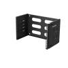 Lanberg Folding Bracket Wall-Mount 19" 6U 497X400/240 Black FB01-5406-10B