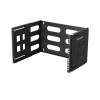 Lanberg Folding Bracket Wall-Mount 19" 6U 497X400/240 Black FB01-5406-10B