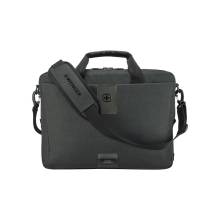 Wenger MX ECO Brief Laptop Briefcase with Tablet Pocket 16" Gray 612263 Wenger MX ECO Brief Laptop Briefcase with Tablet Pocket 16" Gray 612263