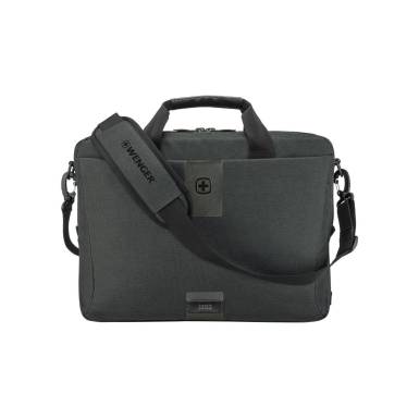 Wenger MX ECO Brief Laptop Briefcase with Tablet Pocket 16" Gray 612263 Wenger MX ECO Brief Laptop Briefcase with Tablet Pocket 16" Gray 612263