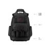 Wenger Tool Advanced Notebook Backback 16" Black 653723