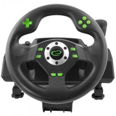 Esperanza EGW101 Drift USB Kormány Black/Green EGW101 Esperanza EGW101 Drift USB Kormány Black/Green EGW101
