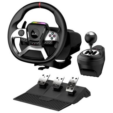 Genius GX Gaming Wheel SpeedMaster X5 USB Kormány Black 31620004400 Genius GX Gaming Wheel SpeedMaster X5 USB Kormány Black 31620004400