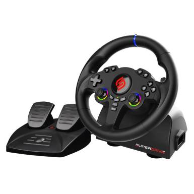 Subsonic Superdrive 220 RS-5 Steering Wheel Black SA5720-2 Subsonic Superdrive 220 RS-5 Steering Wheel Black SA5720-2