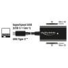 DeLock USB 3.1 Gen 1 USB Type-C male 4 Slots Card Reader Black 91740