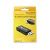 DeLock Micro USB OTG + USB A male Card Reader Black 91731
